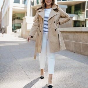 Lauren Ralph Lauren Beige Trench Coat (Flawed)